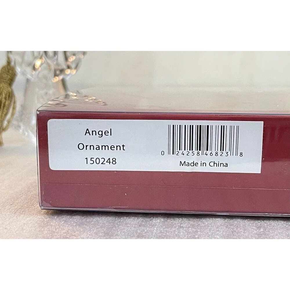 Marquis by Waterford  Angel Ornament Crystal Christmas Original Box 4.25